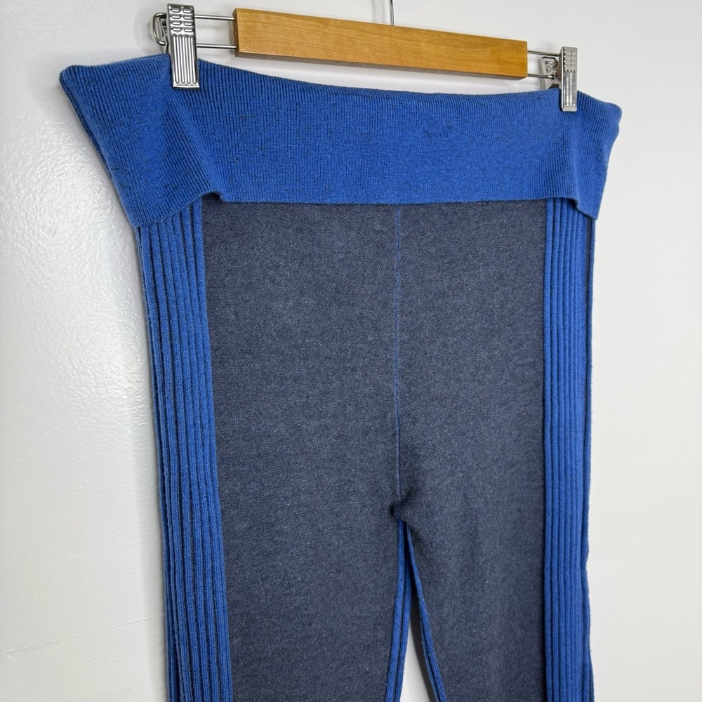 ANTHROPOLOGIE Daily Practice Knit Two Tone Leggings - Picture 7 of 8